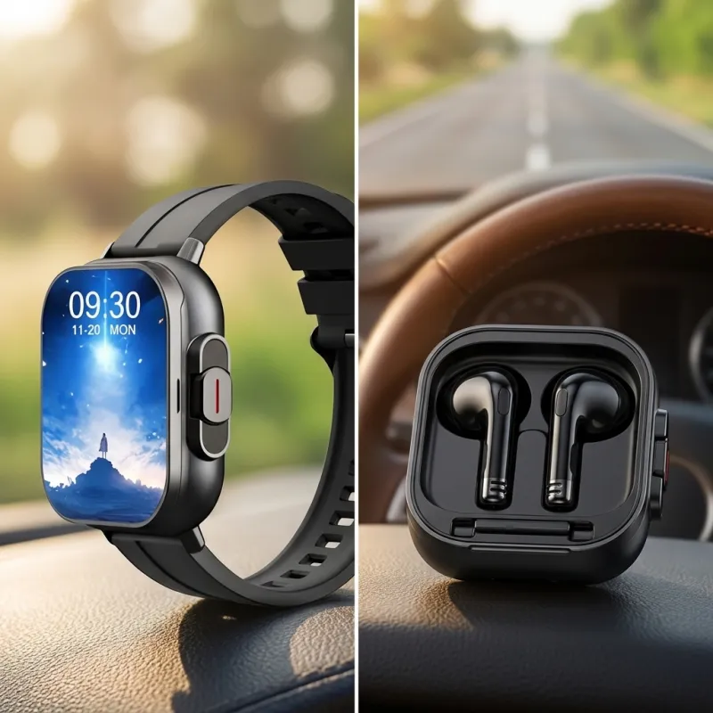 Smart watch with airpods
