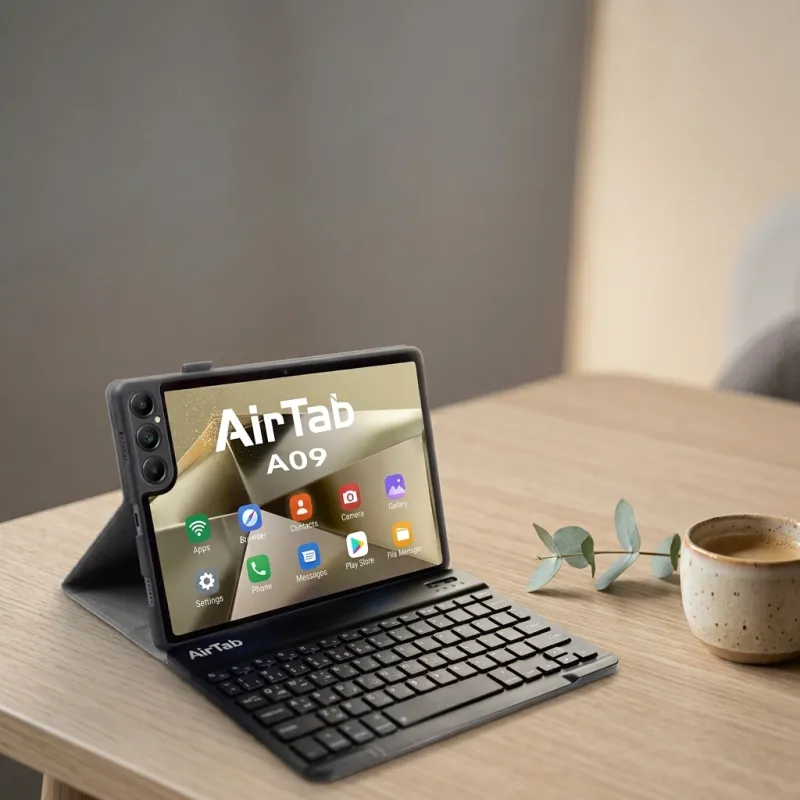 بكيبورد بلوتوث + مجموعة هدايا وضمان عام Air Tap A09