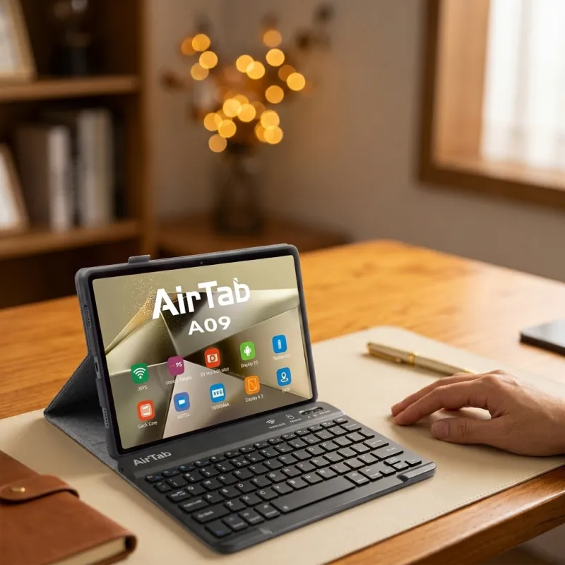 بكيبورد بلوتوث + مجموعة هدايا وضمان عام Air Tap A09