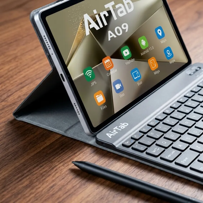 بكيبورد بلوتوث + مجموعة هدايا وضمان عام Air Tap A09