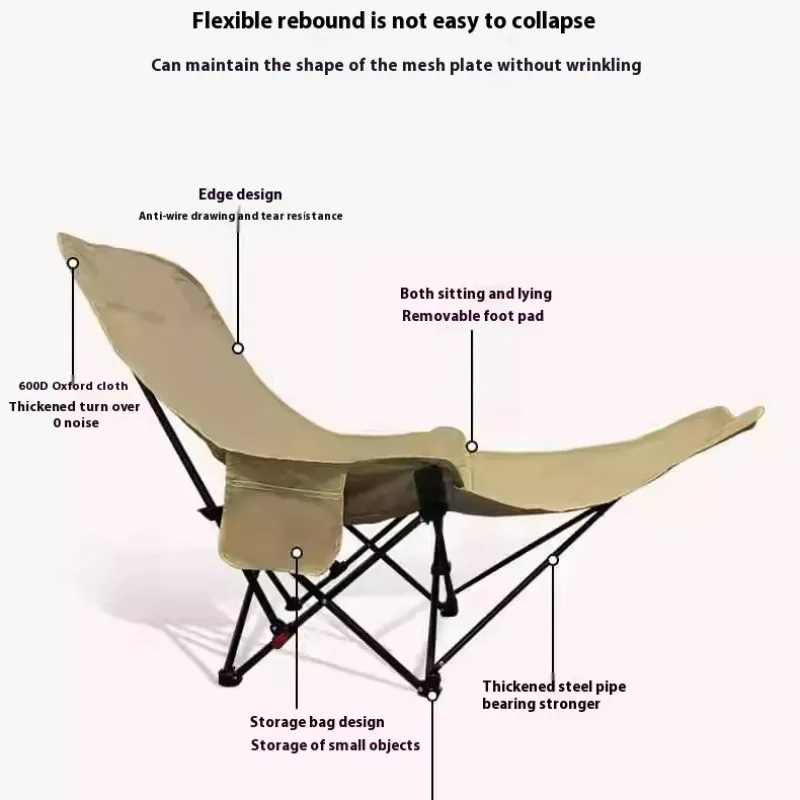 عرض قطعتين كرسي تخييم مريح