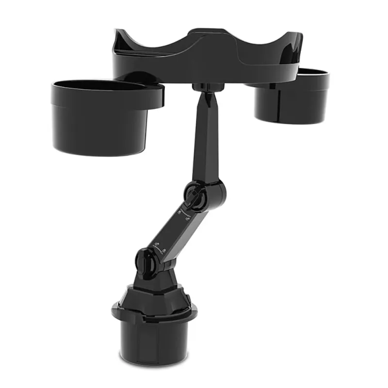 • Car Cup Holder Expander, Car Food Tray, 360° -  حامل أكواب للسيارة