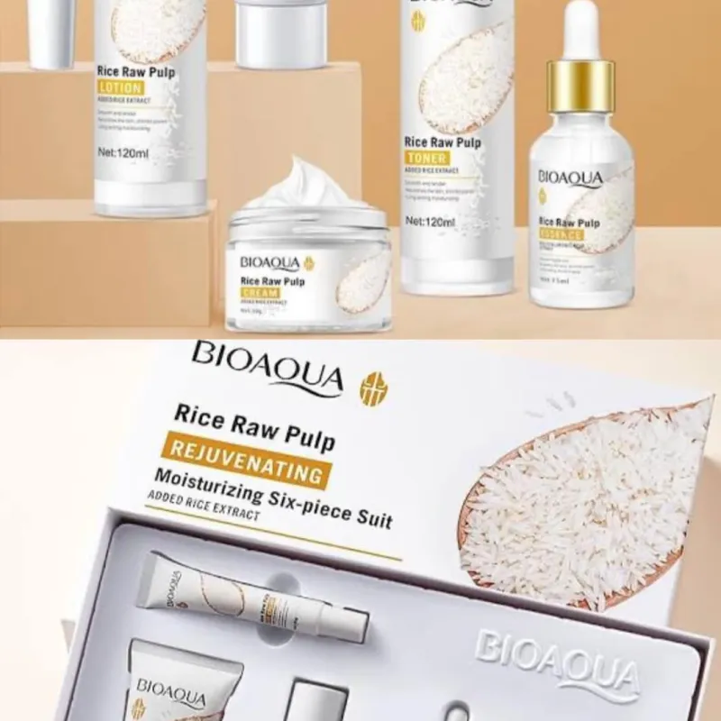 • مجموعة العناية بالوجه من BioAqua 6 in 1