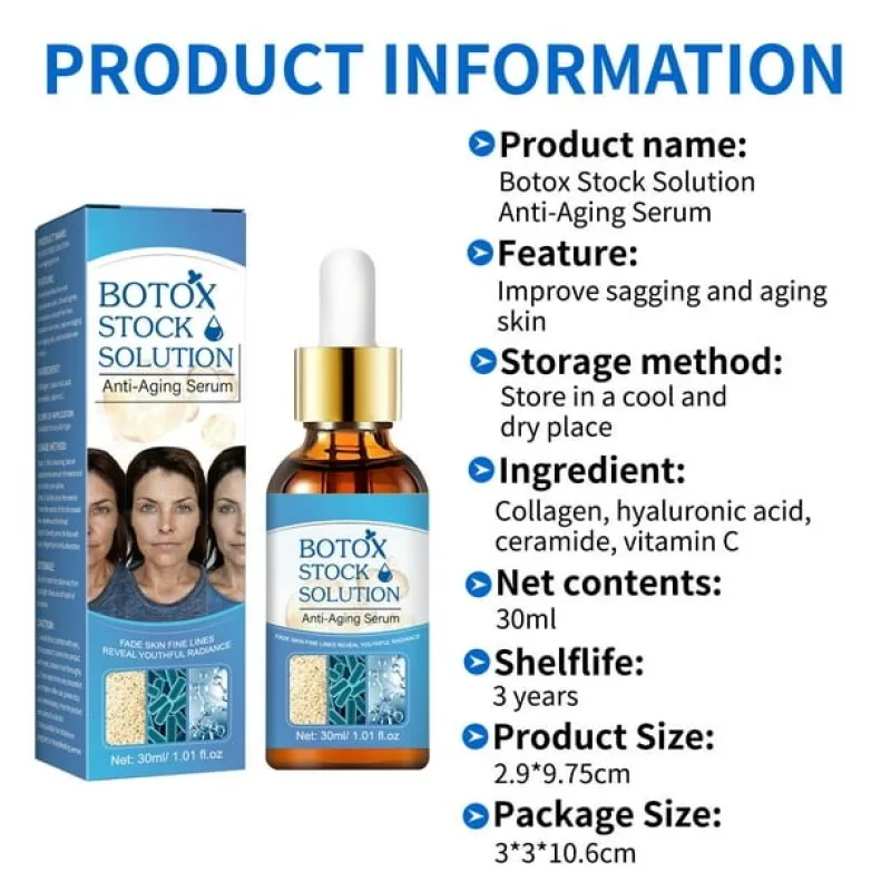 Botox face serum