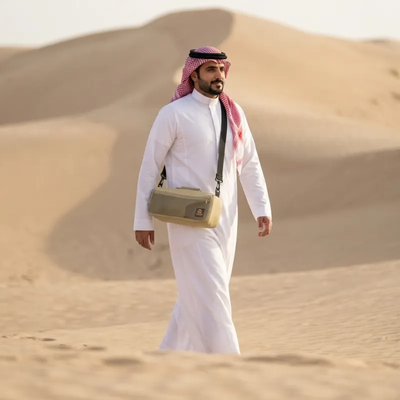 عرض حبتين كرسي رحلات محمول قابل للطي بشنطة مدمجة