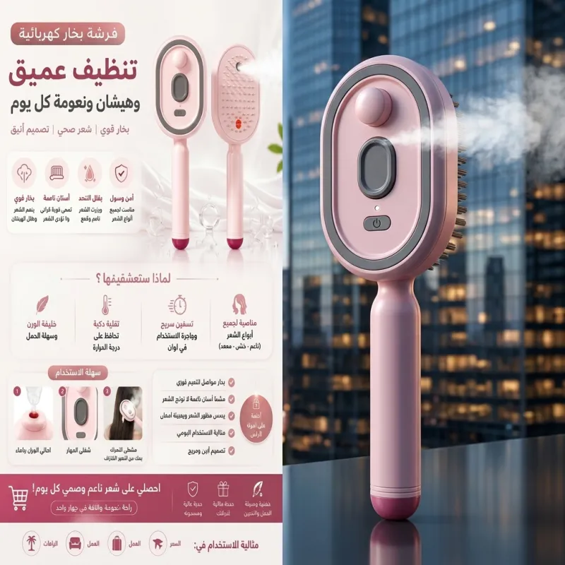 فرشاة البخار الكهربائية 💗