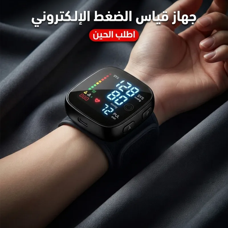 جهاز قياس الضغط الاليكتروني - ضمان 3 اعوام