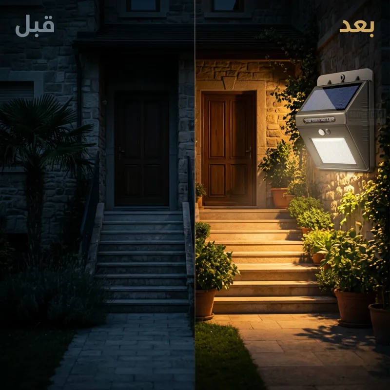 مصباح الطاقة الشمسية للحدائق