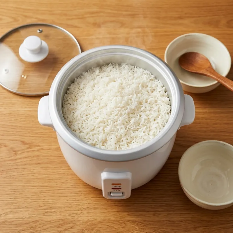 طباخ الأرز الكهربائي من دينيكس بضمان عامين