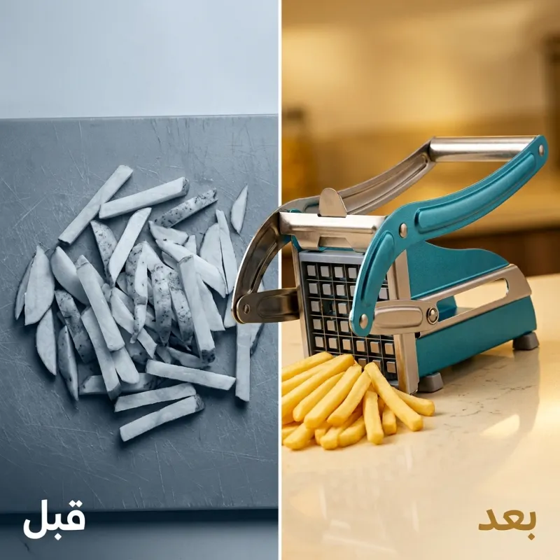 قطاعة بطاطس يدوية العملية بضمان عامين