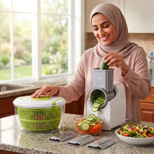 طقم المطبخ الترندي (قطاعة + نشافة) "ضمان عامين لراحة بالك"