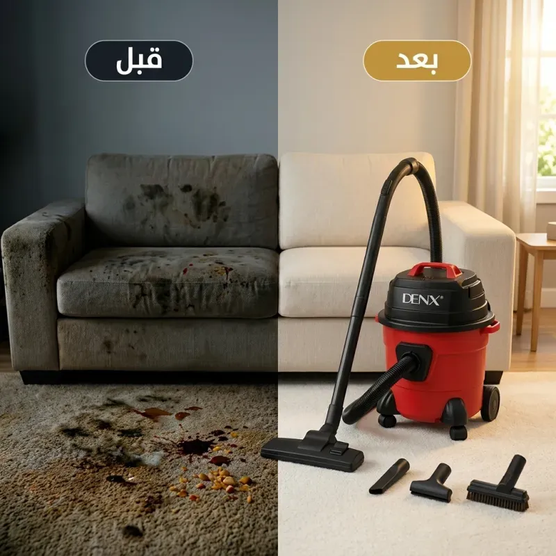 مكنسة كهربائية 3 في 1 جاف ورطب ونفخ ضمان عامين+هدية
